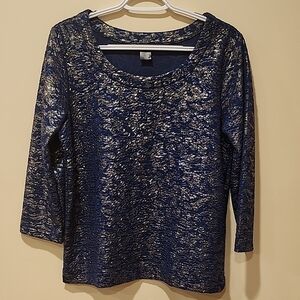 Ann Taylor Navy  Blouse